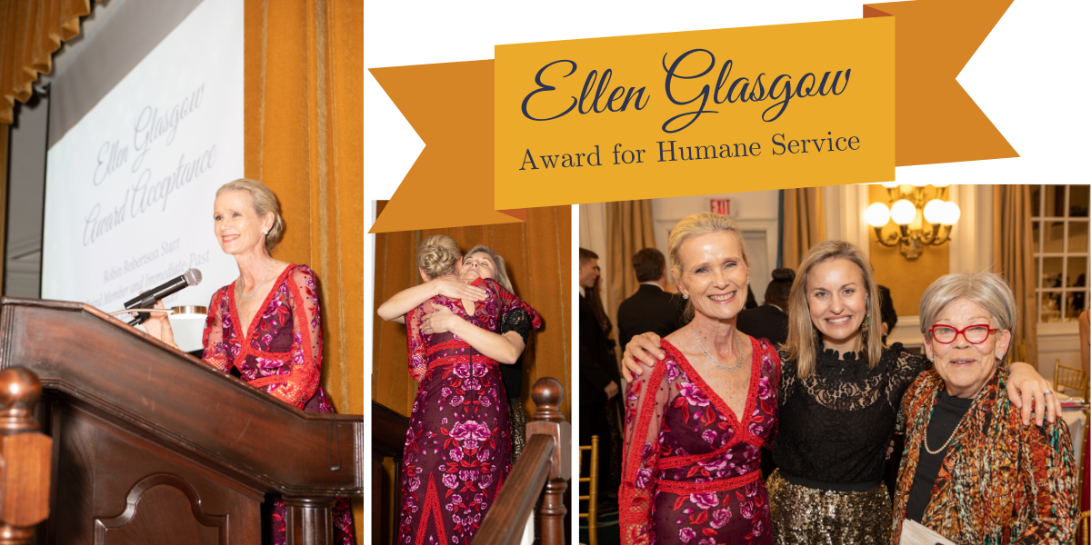 Presentation of the Glasgow Award to Robin Starr