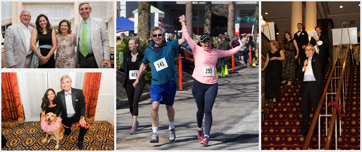 collage of photos of Glasgow Award recipient Jack Nelson supporting the Richmond SPCA at various events